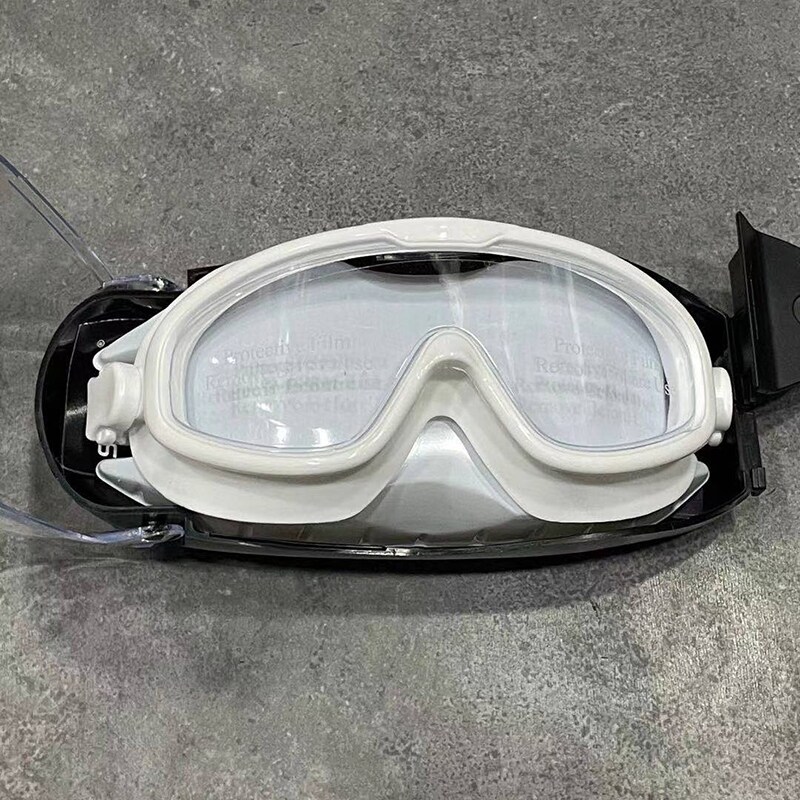 2023 imported Speedo Foreign trade the original single sped hd goggles big box of adult men and women together plating waterproof anti-fog leisure swimming goggles New style