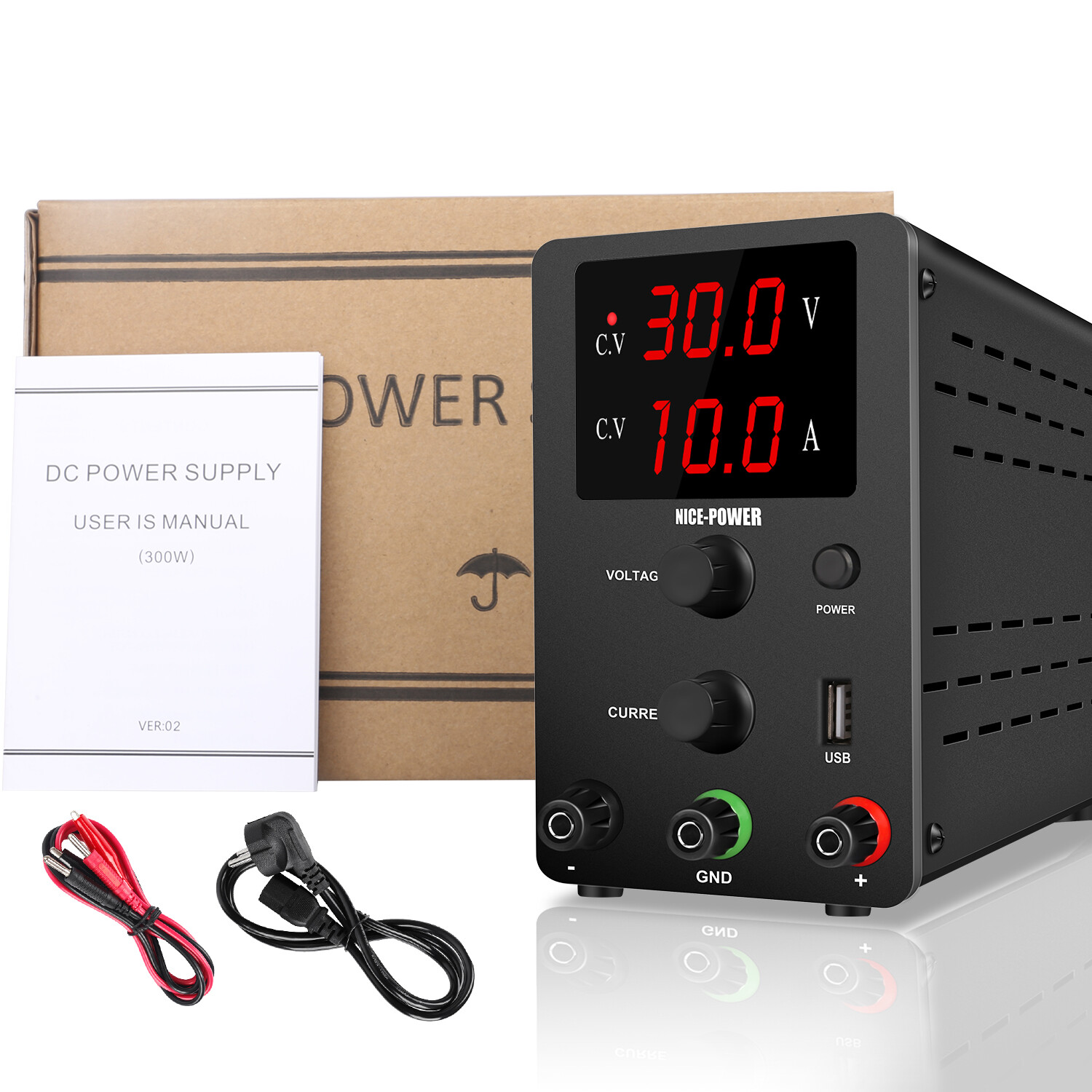 【Vận chuyển 24 giờ】NICE-POWER 30V 10A  nguồn điều chỉnh điện áp dc    nguồn điều chỉnh điện áp máy cấp nguồn đa năng máy cấp nguồn máy cấp nguồn dc