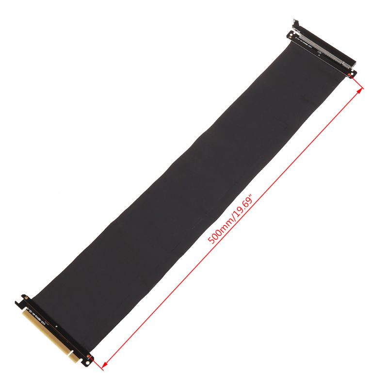 Hiệu Suất Cao Card Đồ Họa Cáp Nối Dài Với Antijam PCI-E X16 3.0 Bộ Mở Rộng Cáp Nâng 50Cm/40Cm/30Cm/10Cm/5Cm
