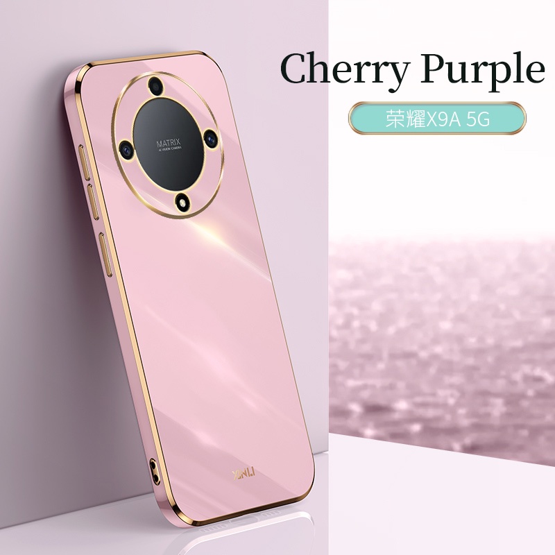 For Honor X9A 5G Case Protective Electroplating Shockproof Honor X9A Casing Cover Silicone TPU Soft Back Cover