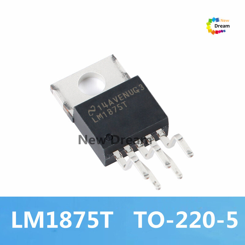 New original 2pcs lm1875t to-220-5 20w audio power amplifier ic lm1875 chip amplifier board lm1875t/nopb