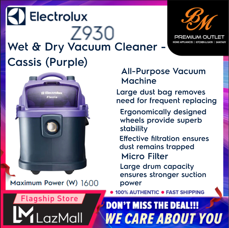 ELECTROLUX Z930 1600W WET AND DRY 