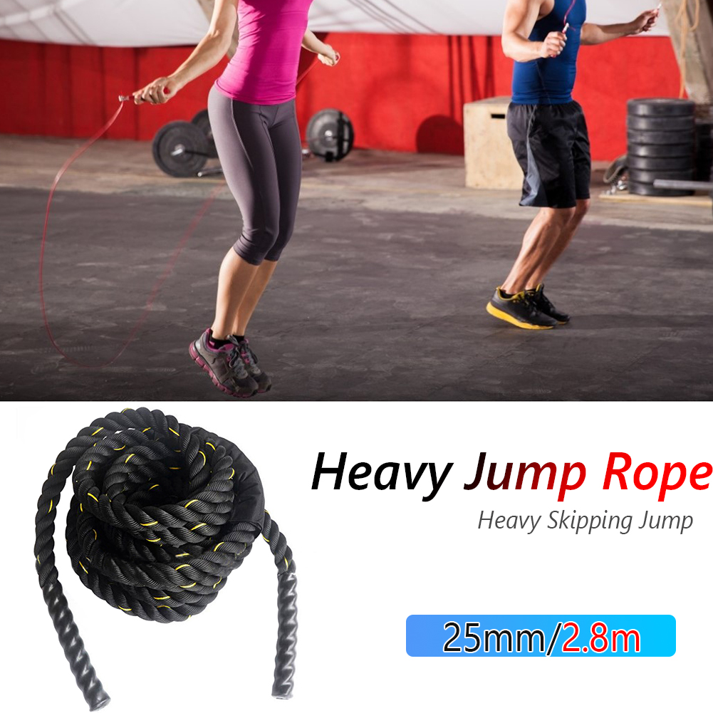 Heavy skipping JUMP ROPE Battle ROPE 2.8 M LENGTH 25mm diameter อุปกรณ์ ...