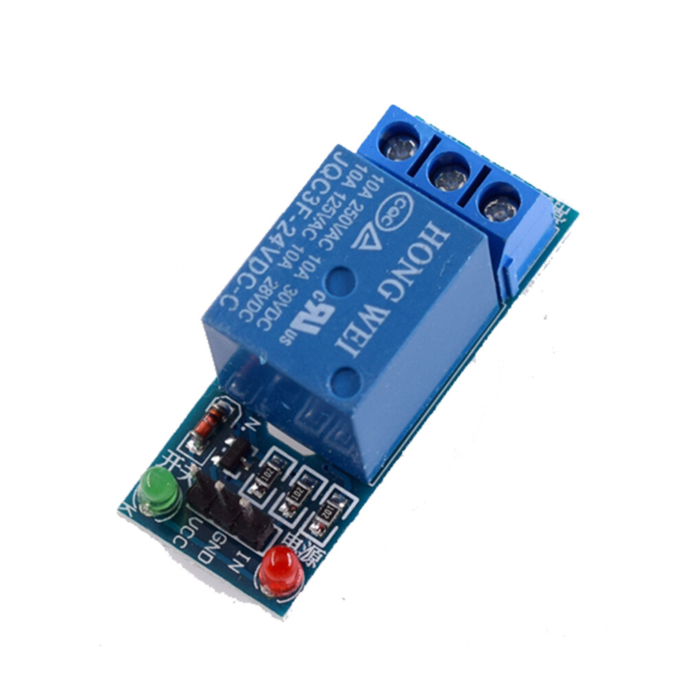 Foriot Relay Module 12V/24V Relay Board 1 Channel /2 Channel with Optocoupler Isolation Support Low Level Trigger