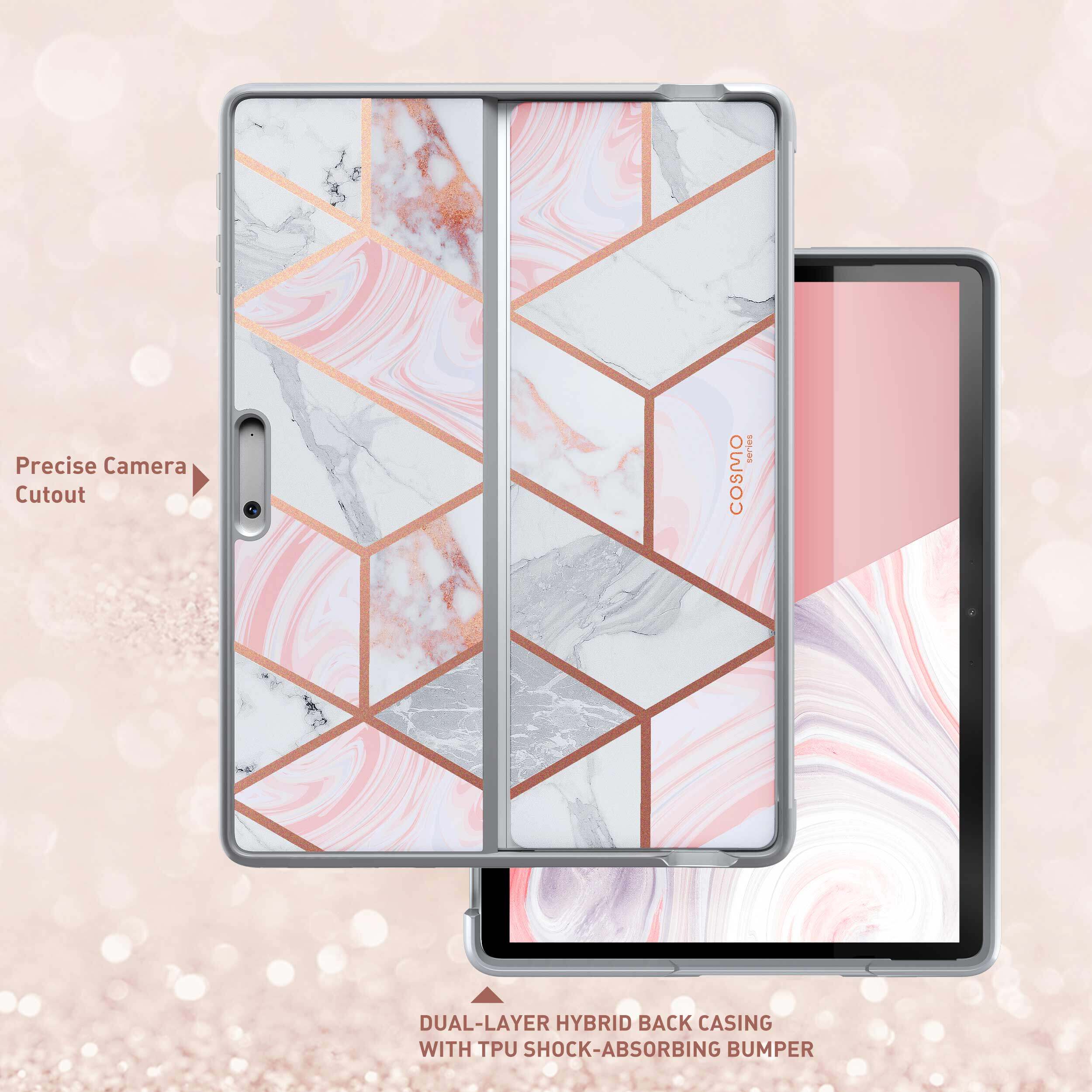 I-blason Cosmo Series cho Microsoft surface Pro 9 trường hợp 2022/bề mặt Pro 10 trường hợp 2024 phát hành Slim phong cách Ốp bảo vệ điện thoại trường hợp Tương thích với loại bao gồm bàn phím