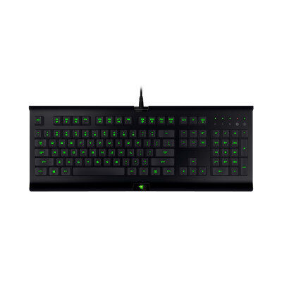 Razer Cynosa Proคีย์บอร์ดสำหรับเล่นเกมแบบมีสายเมมเบรนแบ็คไลท์สำหรับเกมเครื่องบันทึกขนาดมาโครกุญแจตั้งโปรแกรมได้104ปุ่มสำหรับแล็ปท็อปPC