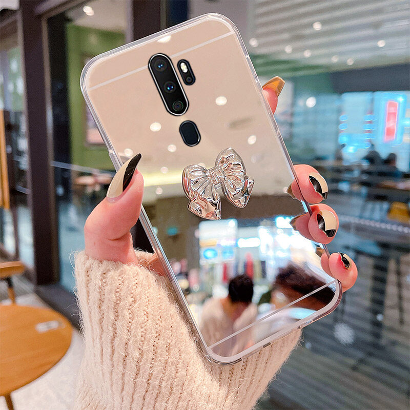 YBD OPPO A9 2020 A5 2020 case Mirror Makeup New Design 2022 Fashion Phone Case with Bowknot