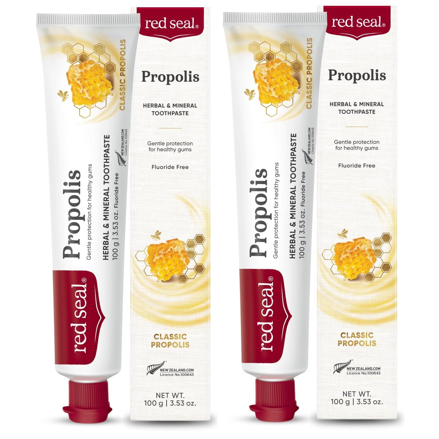 Kem Đánh Răng Keo Ong Red Seal 100G X 2 Cái