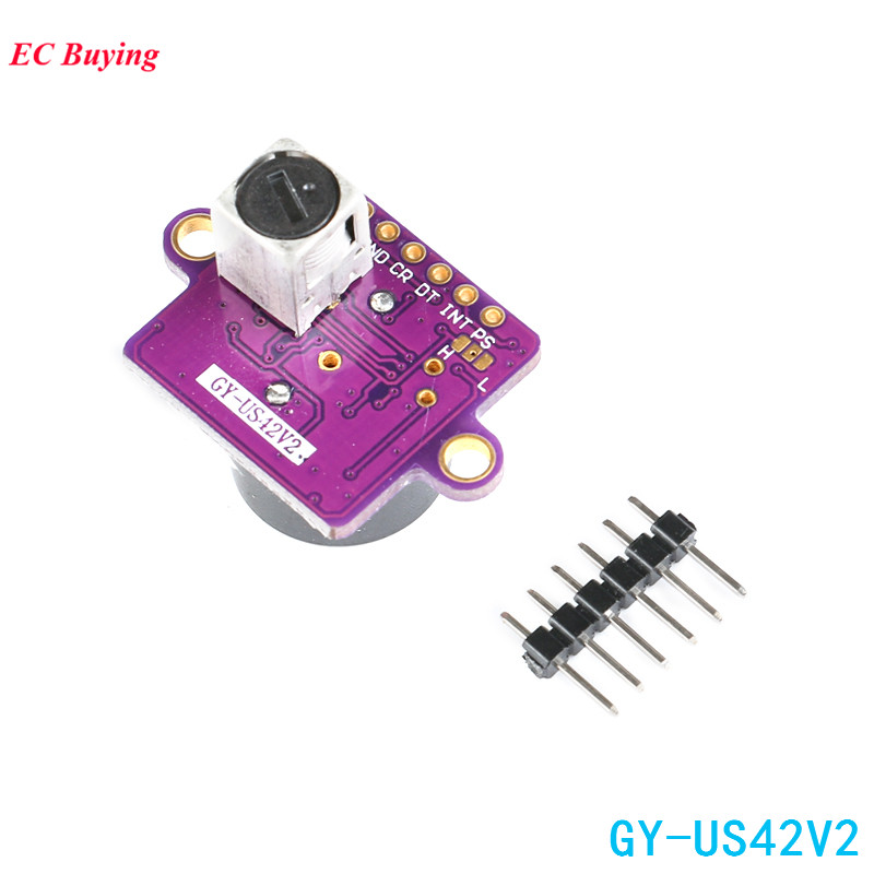 2pcs gy-us42 flight control ultrasonic ranging module serial uart ttl ttl pwm pixhawk gy-us42v2 replace mb1242 / srf02
