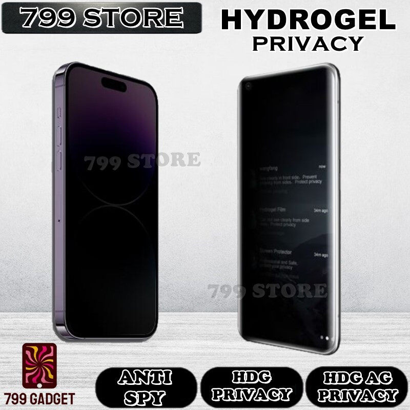 Privacy Hydrogel Screen Protector Realme GT6 / GT 6T / GT5 Pro / GT5