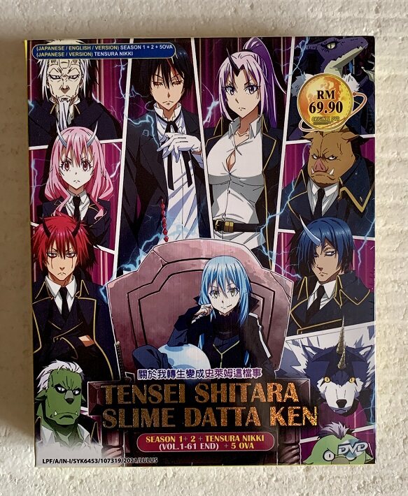 Anime DVD Tensei Shitara Slime Datta Ken *English Dubbed* (Vol.1-25 End)