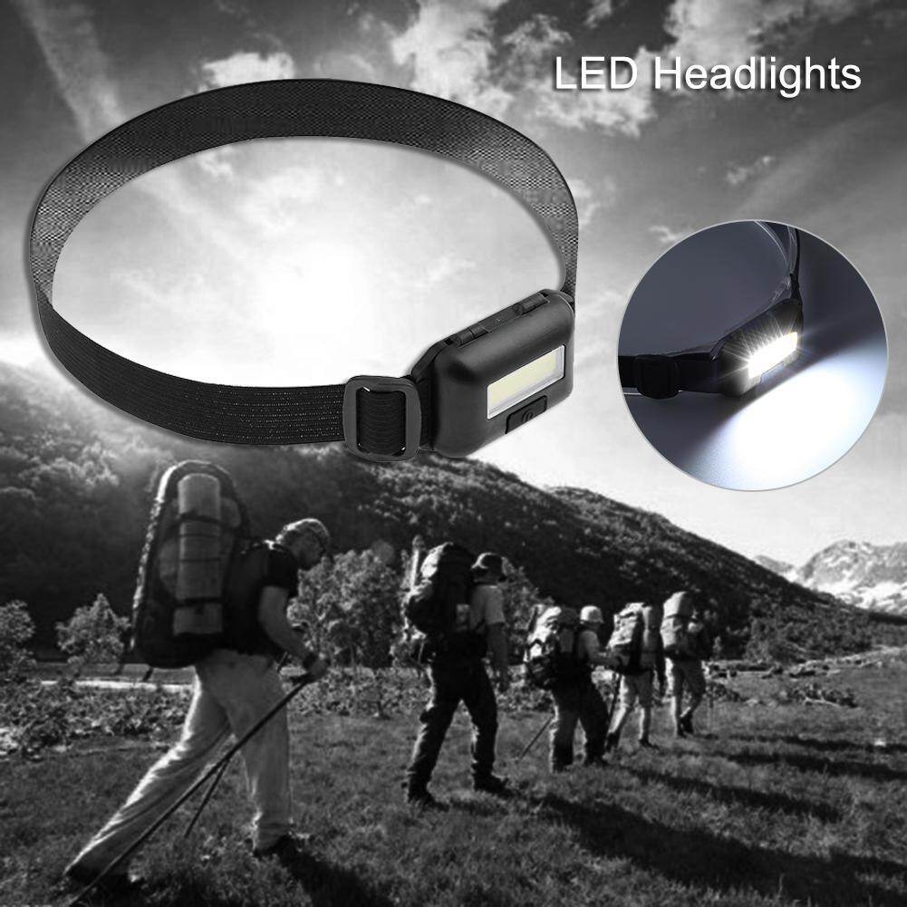3 Modes Waterproof COB LED Flashlight Outdoors Headlight Headlamp Torch