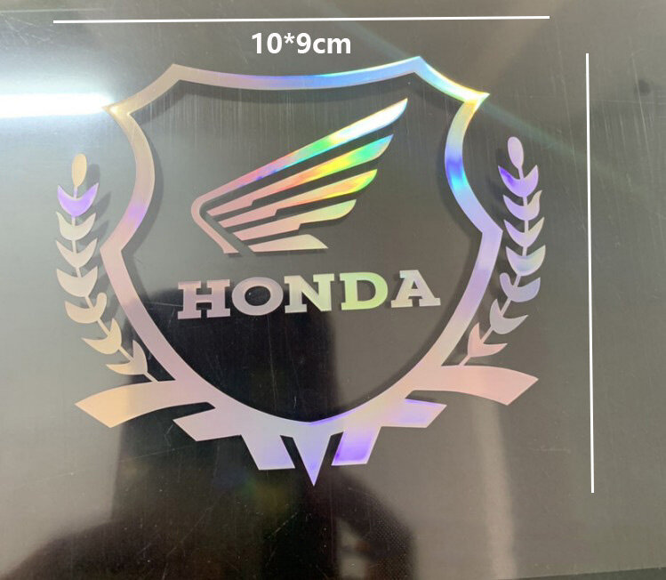 10*9cm For Honda Reflective Car Stickers Rainforest Car Body Window Sticker