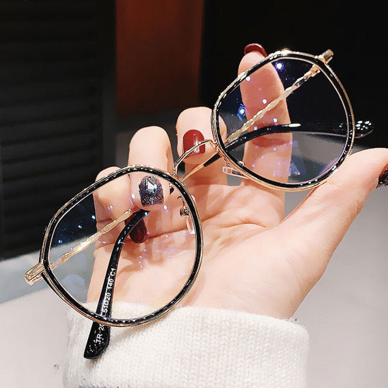 Polygon frame ultralight metal frame glasses