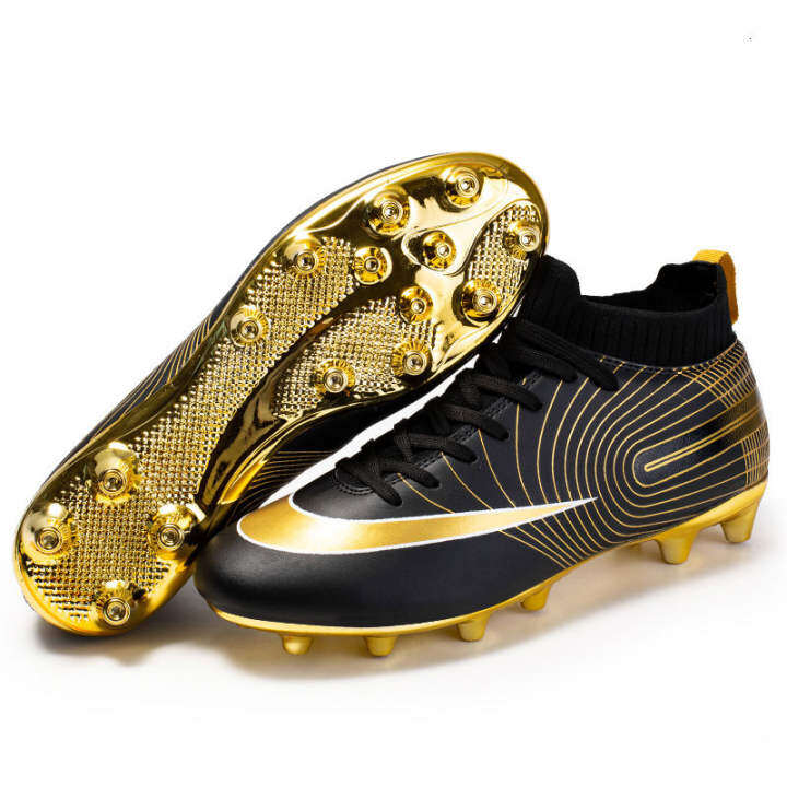 golden soccer shoes