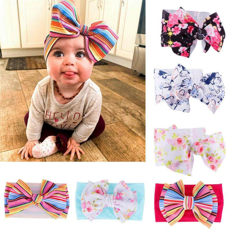 Baby Girl Infant Cute Flower Bow Hairband Turban Knot Rabbit Headband Headwear