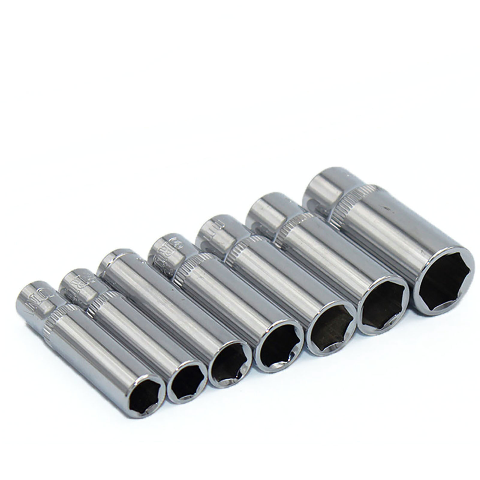 1/4inch Deep Socket 4-14mm Hex Nut Driver Wrench Car Repair Tool Accessories