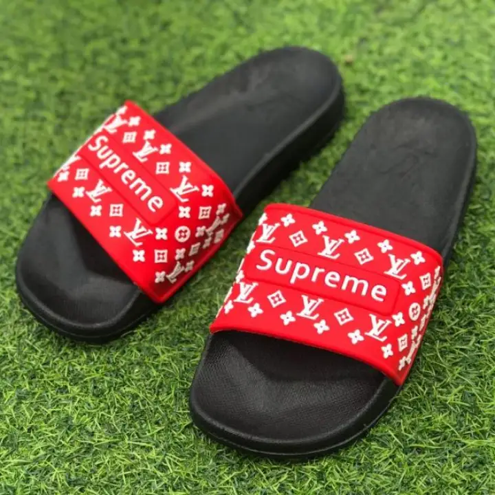 supreme lv slippers