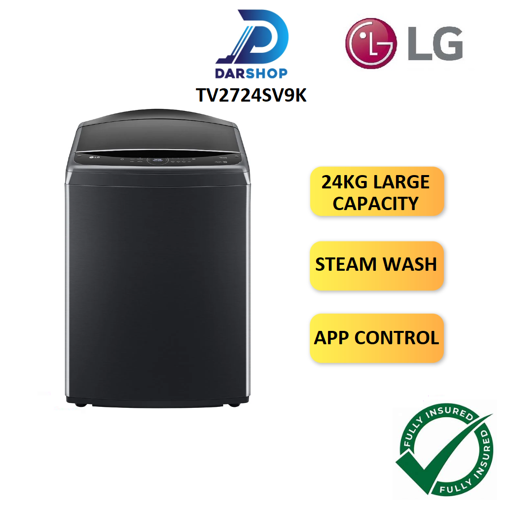 LG Washing Machine Inverter 24KG Top Load Washer With Steam Wash Direct