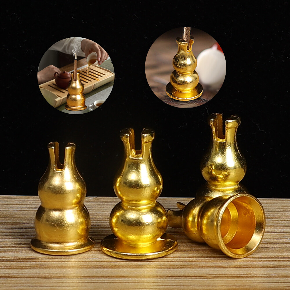Polocaat Lư Hương hợp kim đồng chèn hương Bầu rắn cho cây nhang và cuộn trang trí đầy sáng tạo Ngôi Đền phật giáo tại nhà
