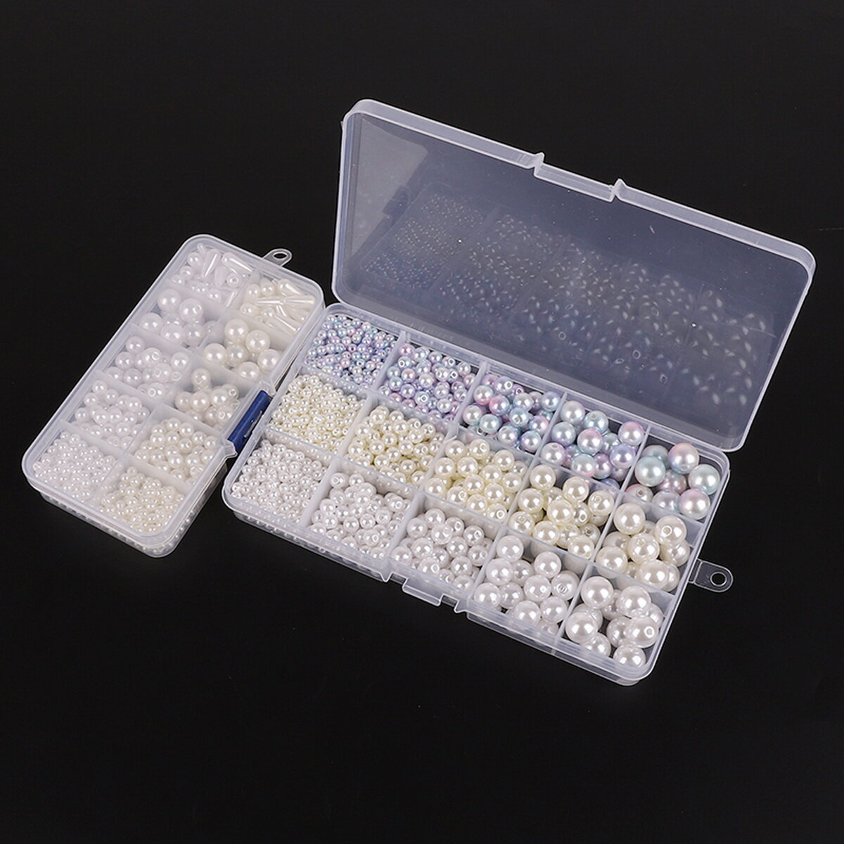 ABS Imitation Pearl Beads Set Round Loose Beads For Jewlery Making For DIY Bracelet Necklace