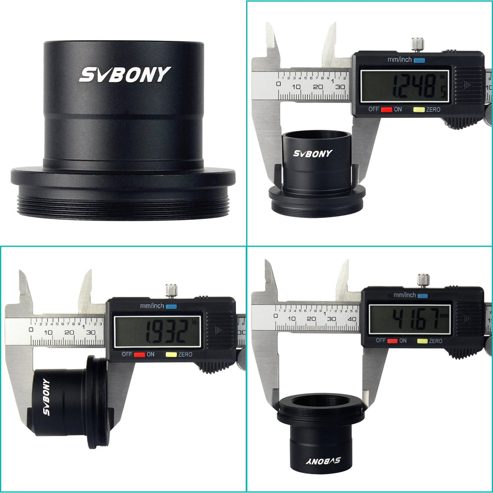 SVBONY SV196 M42 (/T2-AF Minolta)/M42 (T2-NEX)/M48 (M48-NEX) Sang Vòng Chuyển Đổi Máy Ảnh Ngàm A/E SLR/Micro SLR