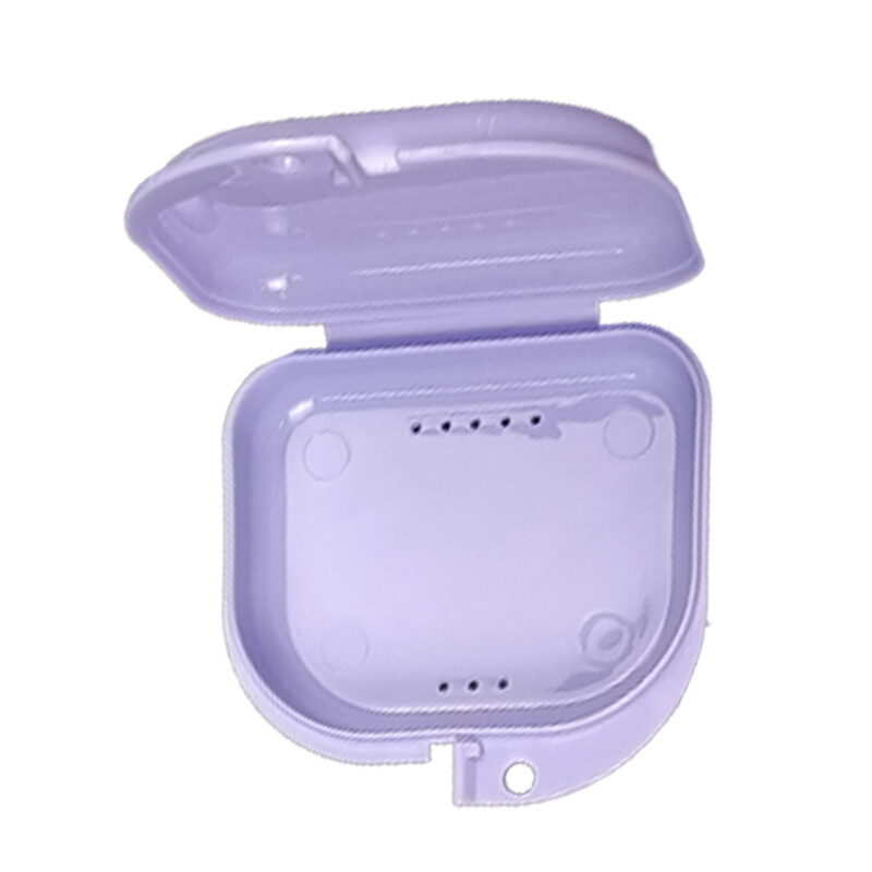 High Quality Denture Box Dental Retainer Portable Mouth Guard Container Supplies Tray False Teeth Storage Case