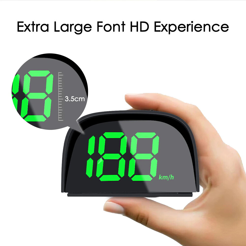 AUMOTOP Car Global Position System Speedometer Digital Display Speed Meter Car HeadUp Display