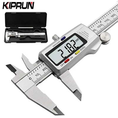 [Ready stock] KIPRUN Measuring Tool Stainless Steel Digital Caliper 6 150mm Messschieber paquimetro measuring instrument Vernier Calipers