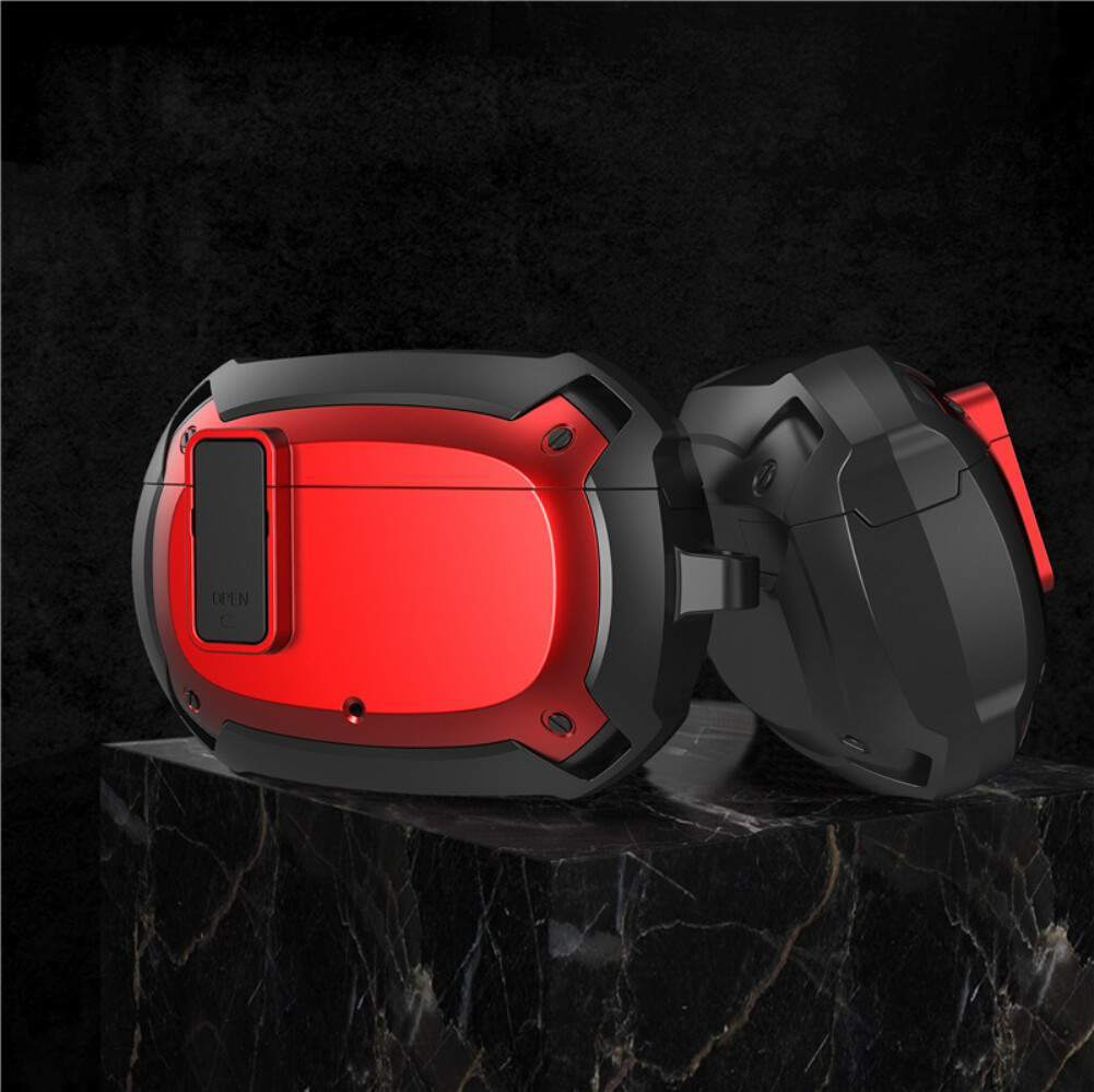 Liplasting Earphone Case For Beats Studio Buds Protective Cover Anti-fall Anti-scratch Shockproof Dustproof Shell Protector With Keychain