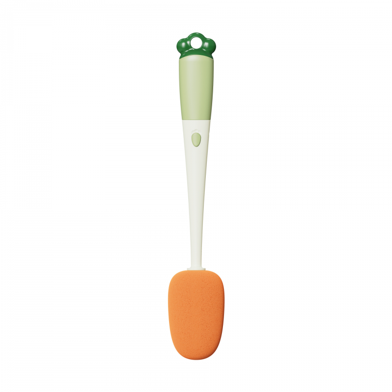 3 In 1 Multi-function Carrot Shape Cup Brush Long Handle Bottle Brush Cleaner Cleaning Brush Kitchen Cleaning Tools