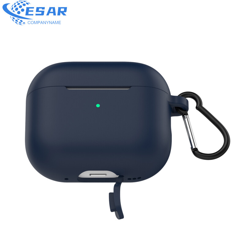 Ready Stock Silicone Cover Case Compatible For Airpods Pro 2 Bluetooth-compatible Headset (with Lanyard Carabiner)