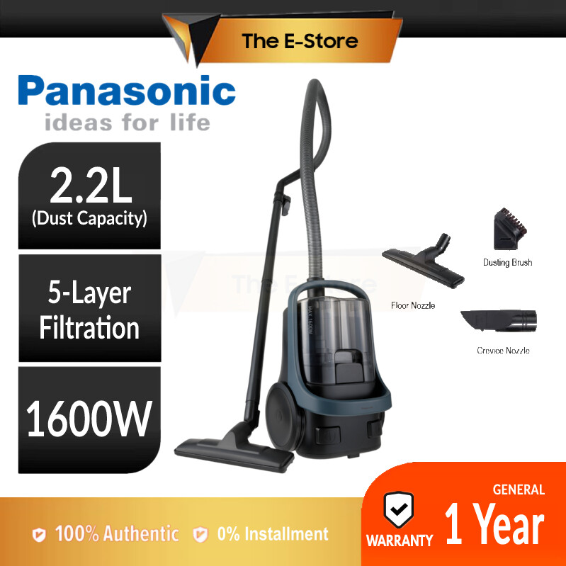 Panasonic Powerful Cyclone Bagless Canister Vacuum Cleaner | MC ...