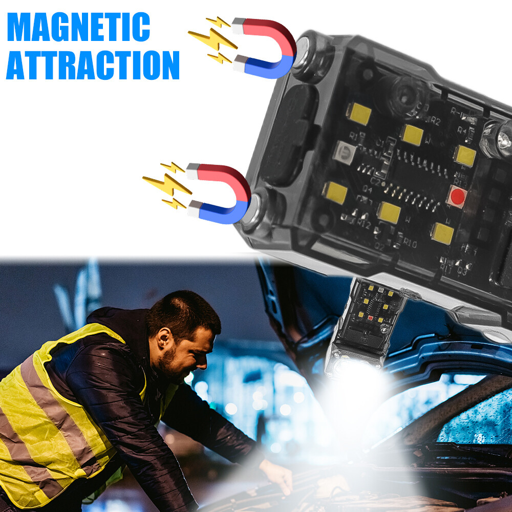 Đèn Pha LED Sạc Được Mini Đèn Pha Cảm Biến Chuyển Động Cơ Thể Đèn Pin Cắm Trại Đèn Đội Đầu Đèn Pin Có USB