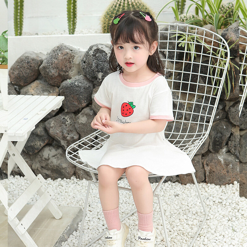 Baby girl T-shirt dress, children's dress, baby princess dress, little girl dress
