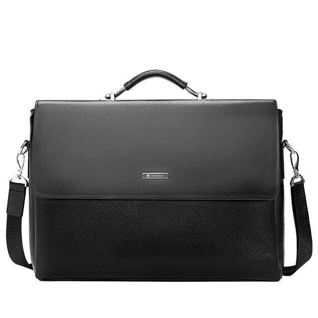 2019 Fashion Business Men Briefcase Leather Laptop Handbag Tote Casual Man Bag For male Shoulder Bag Male Office Messenger Bag