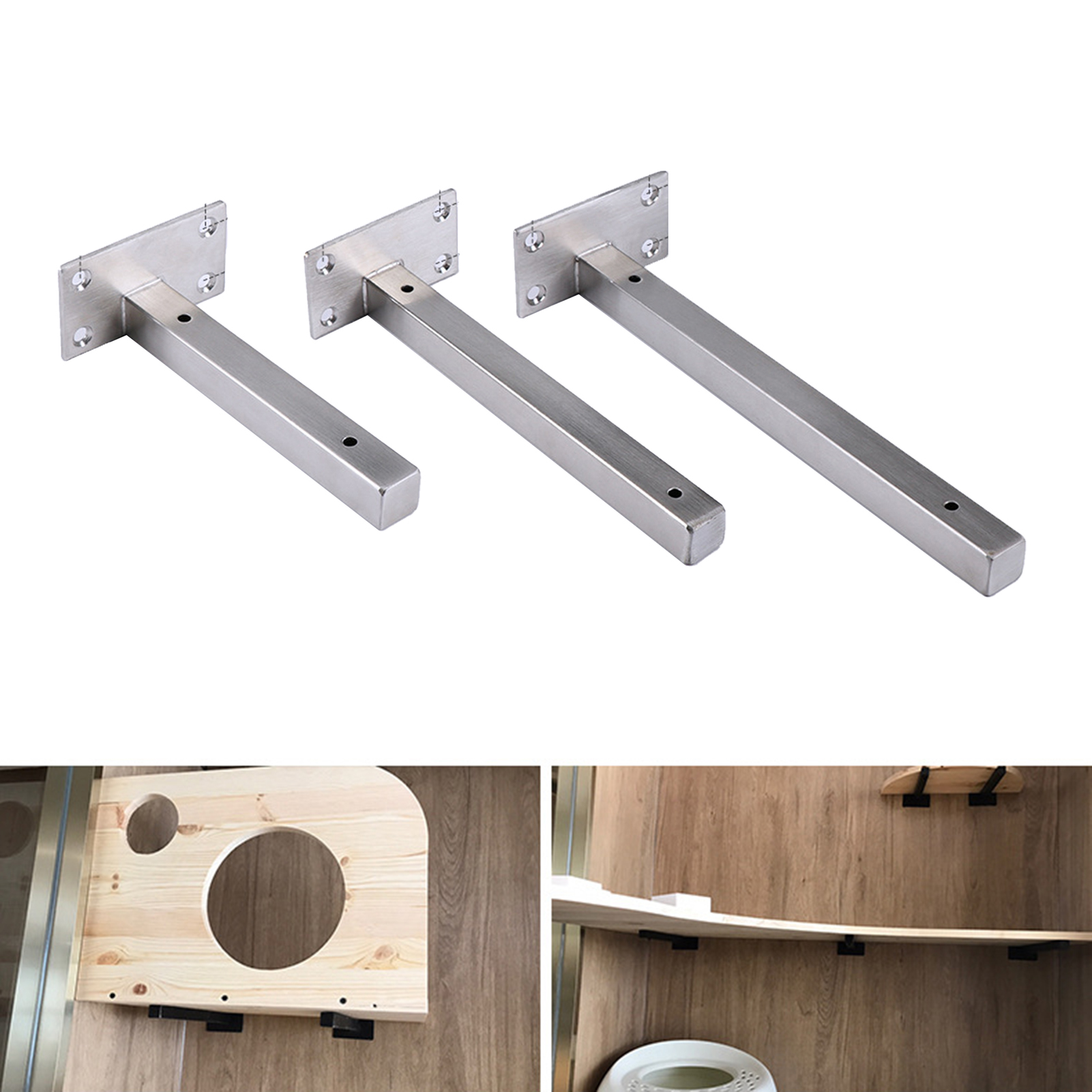 Farfi Shelf Support Well-Made Industrial Floating Shelf Bracket