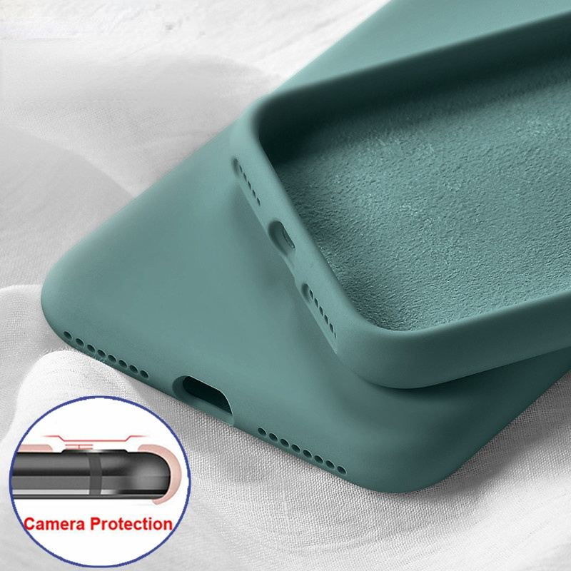 Original liquid silicone phone case for oneplus 8 7t 7 pro luxury bumper for oneplus 9 pro 6 6t 8t 5 t cover one plus protection