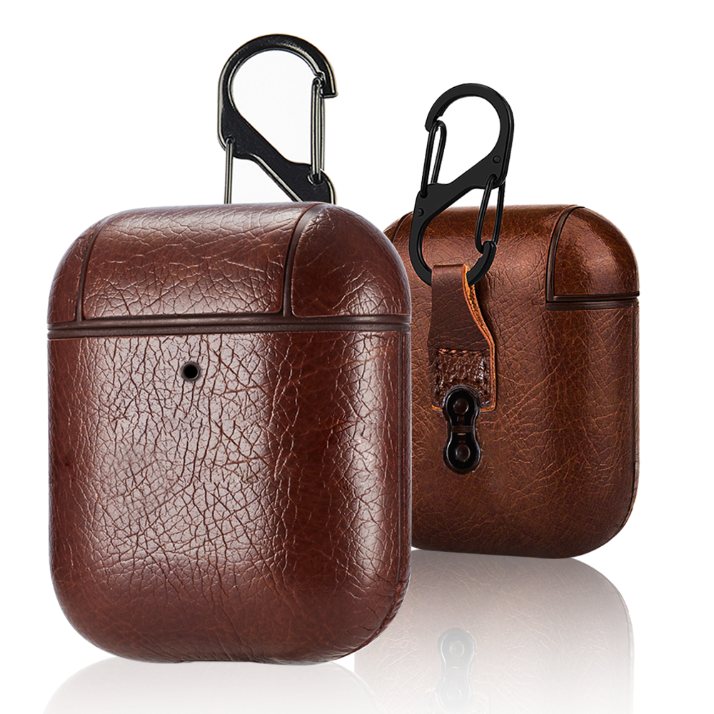 Luxury leather case for Apple AirPods 3 Pro 1 and 2 2021vỏ protective bag ultra-thin cute holster sleeve storage portable headset for Apple AirPods charger box anti-lost with Hook