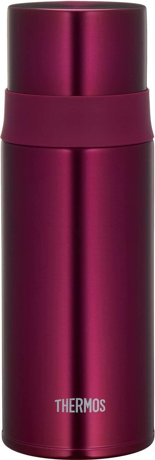 Thermos water bottle stainless steel slim bottle burgundy/pearl white/mat black 350ml FFM-351 BGD/PRW/MTBK
