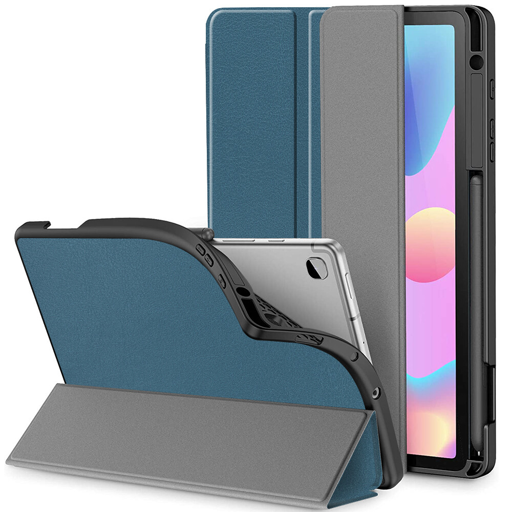 for Galaxy Tab S6 Lite Case with S Pen Holder,Slim Tri-Fold Case [Support Auto Wake/Sleep] Smart Cover for Samsung Tab S6 Lite 10.4 Inch 2024 2022 2020,for Tab S9 FE,Tab S9,Tab A9 Plus,Tab S8 S7 11 inch
