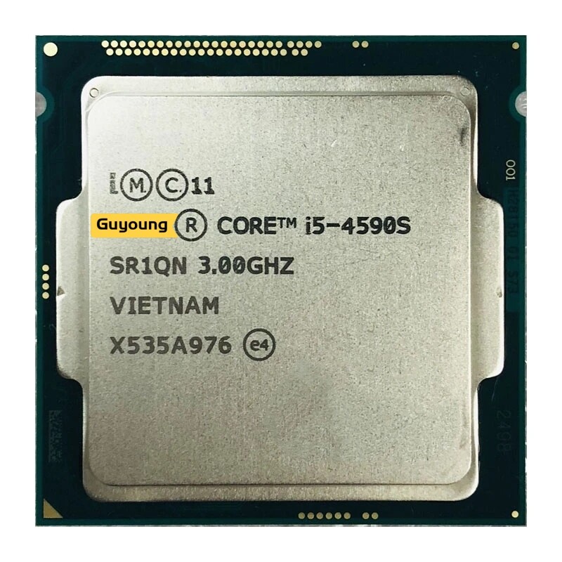 Yzx core i5 4590s i5-4590s 3.0 ghz used quad-core cpu processor 6m 65w lga 1150