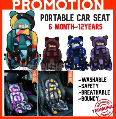 ~Ship From KL~ Portable kids car seat Baby Safety Seat Infant Child Kids car seat for 6months to 12years old portable car seat carseat