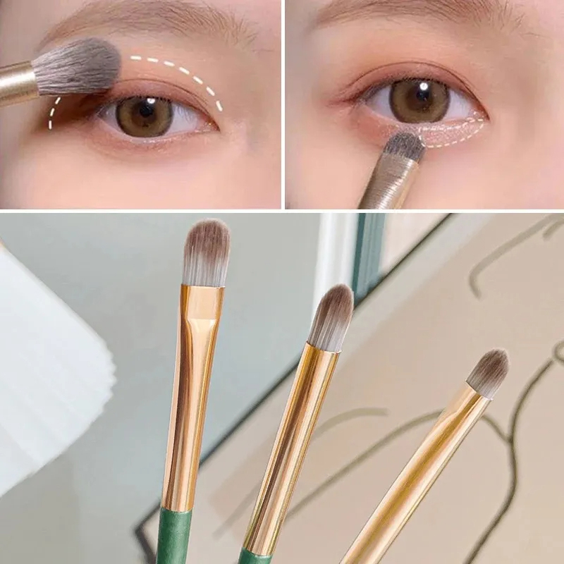 【ZNBY】Soft and Portable 3-piece Makeup Brushes, Eye Shadow Brushes, Makeup Brush Set, Makeup Tools, Eye Brushes