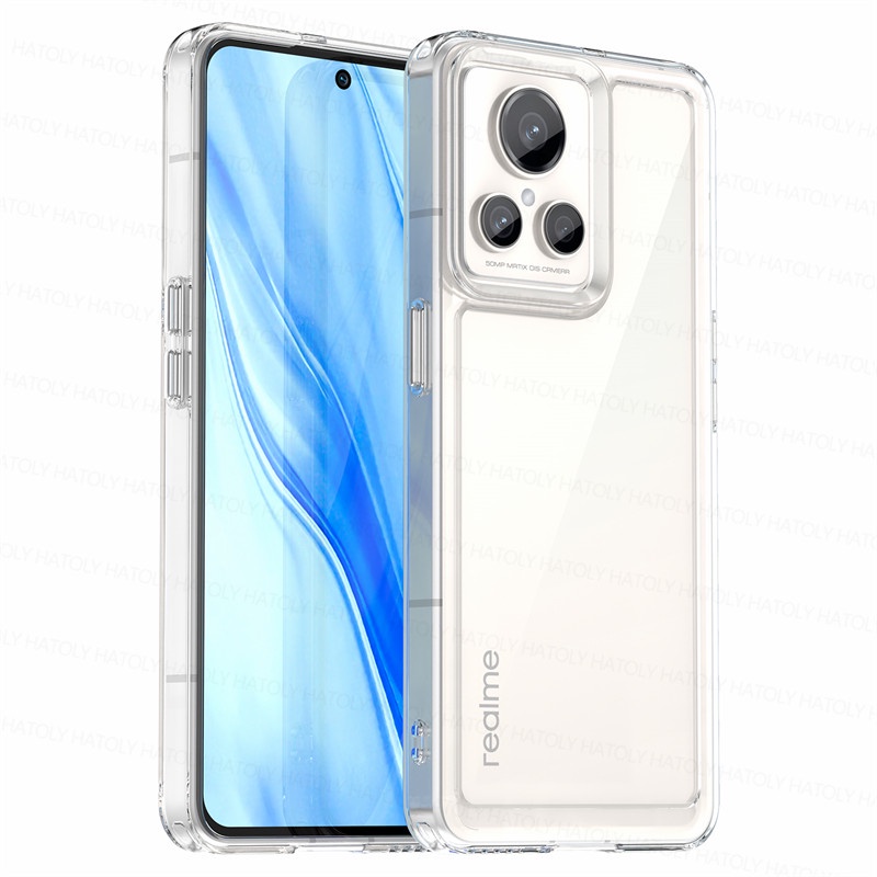 For Case Realme GT2 Explorer Master Cover Realme GT Neo 2T 3 5G Shockproof Candy Silicone Back Cover Realme GT2 Explorer Master