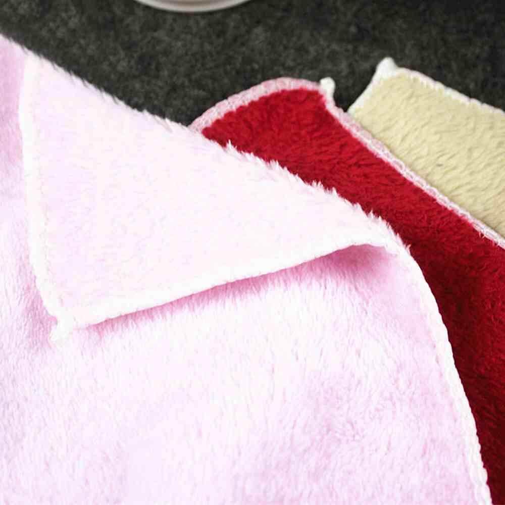 Doxiy 5 chiếc 25 cm * 25 cm Ngẫu Nhiên đôi đệm dày dishcloth sợi than Tre Không dính dầu dishcloth