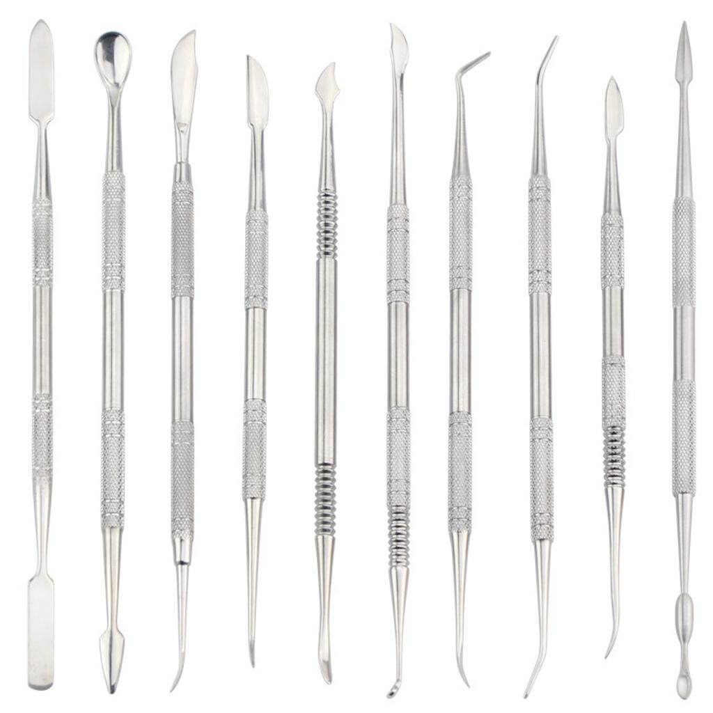 Dolity 10pack Wax Carver Sculpture Tools Set Clay Sculpting Curving