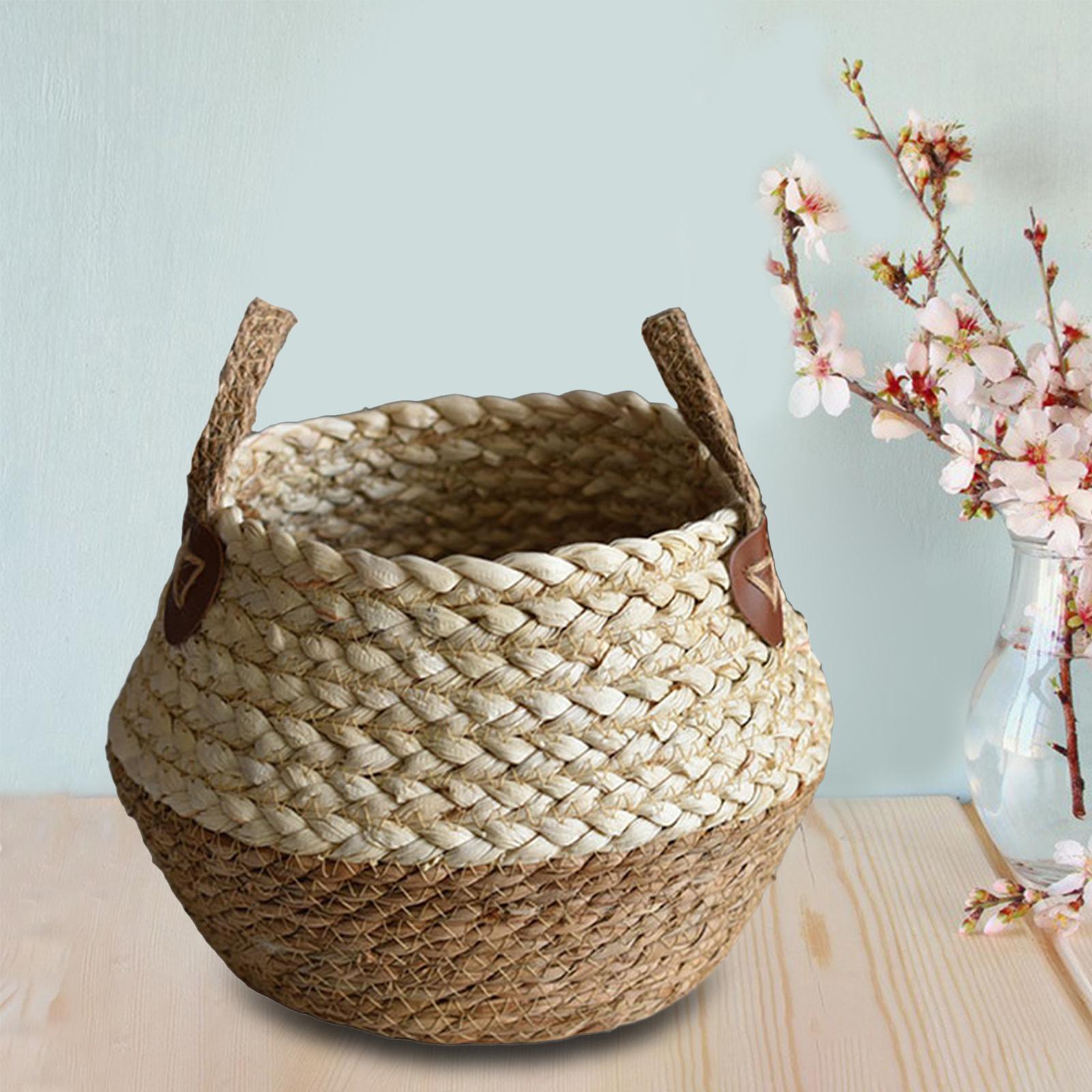 Blesiya Giỏ Đựng Đồ Dệt Giỏ Dệt Trang Trí Cho Tủ Quần Áo Ký Túc Xá