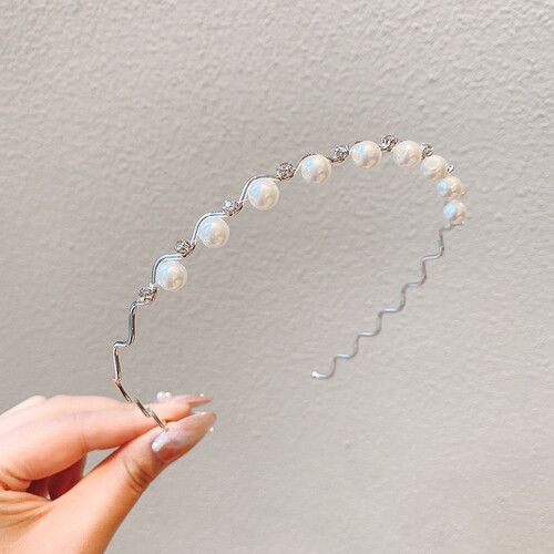 Korean Style Pearl Headband Simple Temperament Fashion Ins Popular