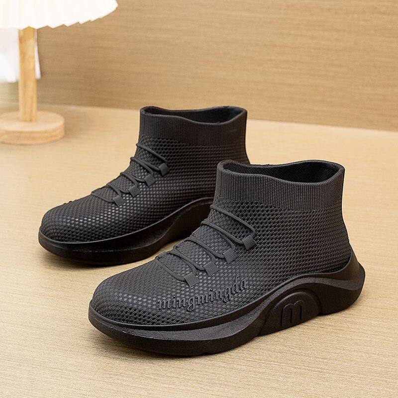 Boots men's ankle boots antiskid ventilate outdoors